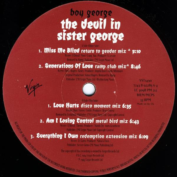 The Devil In Sister George EP