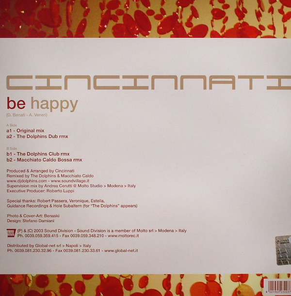 Cincinnati - Be Happy | Sound Division (SD 0078) - 2 Cincinnati - Be Happy | Sound Division (SD 0078) - 2