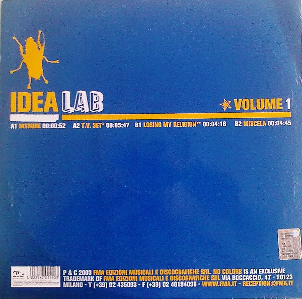 Idea Lab - Volume 1 | No Colors (NC 22567-0155/0) - 2
