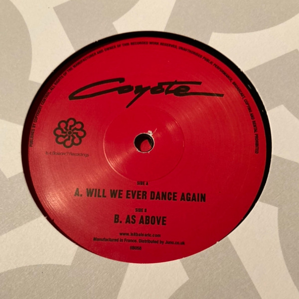Coyote - Will We Ever Dance Again | Is It Balearic? Recordings (IIB058) - main