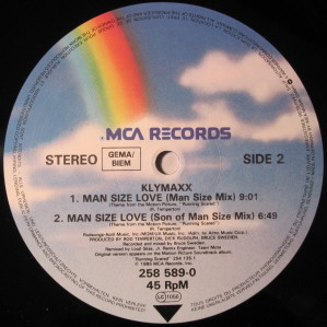 Klymaxx - Man Size Love | MCA Records (258-589-0) - 4 Klymaxx - Man Size Love | MCA Records (258-589-0) - 4