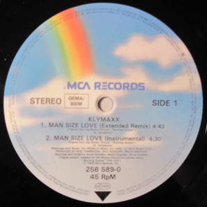 Klymaxx - Man Size Love | MCA Records (258-589-0) - 3 Klymaxx - Man Size Love | MCA Records (258-589-0) - 3