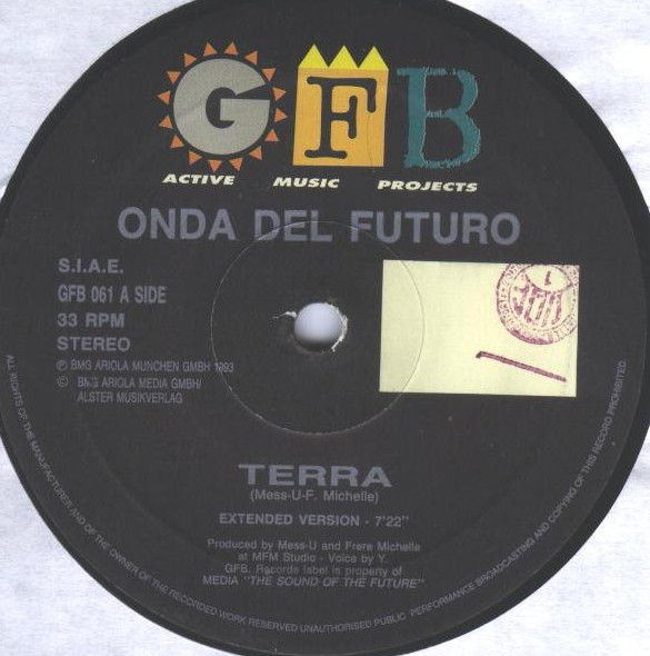 Onda Del Futuro - Terra | GFB Records (GFB 061)