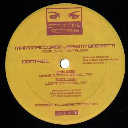 Accorsi & Bassetti - Control | Seductive Records (SED001) - main
