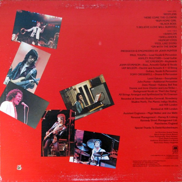 Sad Café - Misplaced Ideals | A&M Records (SP-4737) - 2 Sad Café - Misplaced Ideals | A&M Records (SP-4737) - 2