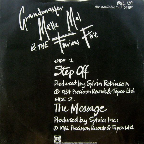 Grandmaster Melle Mel & The Furious Five - Step Off | Sugar Hill Records (SHL 139) - 2