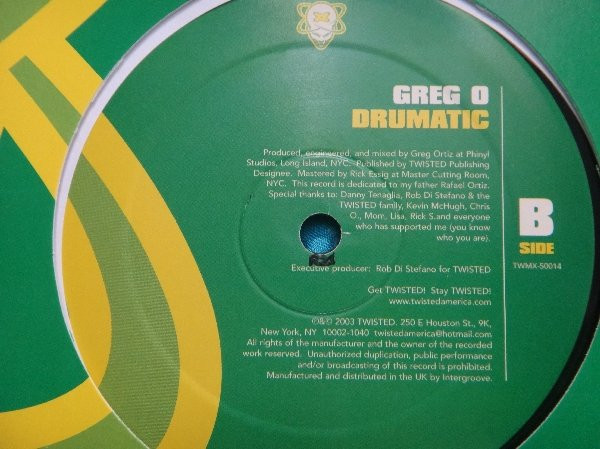 Greg O. - The Invasion / Drumatic | Twisted America Records (TWMX-50014) - 3