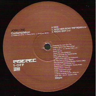 Josh One - Contemplation | Rise (RISE 205) - main Josh One - Contemplation | Rise (RISE 205) - main