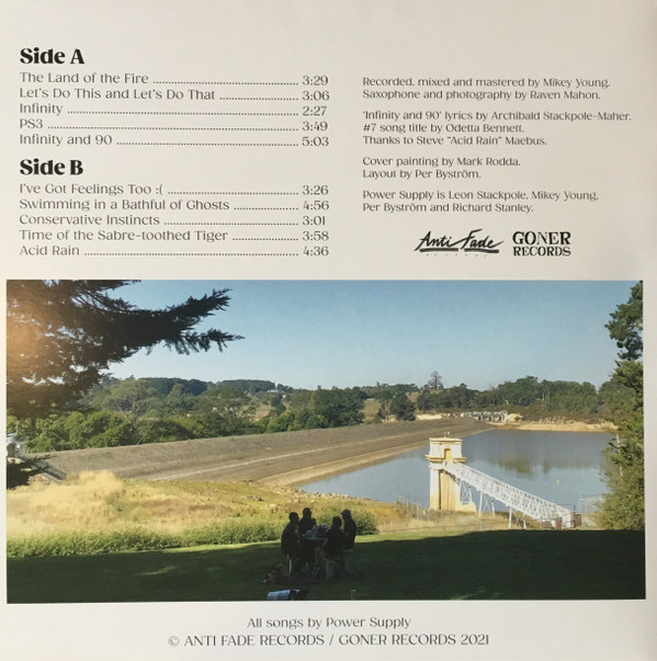 Power Supply - In The Time Of The Sabre-toothed Tiger | Goner Records (178GONE) - 2 Power Supply - In The Time Of The Sabre-toothed Tiger | Goner Records (178GONE) - 2