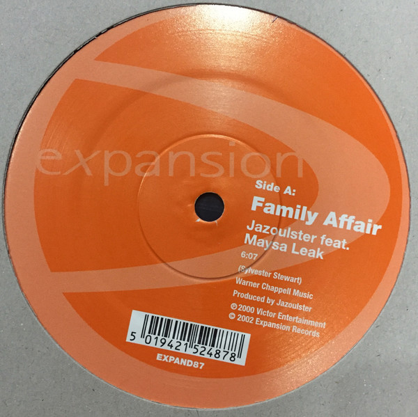 Jazoulster Feat. Maysa Leak - Family Affair | Expansion (EXPAND87)