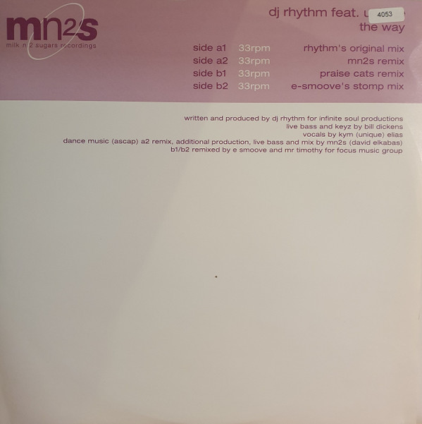 DJ Rhythm - The Way | Milk N 2 Sugars Recordings (mn2s 015) - 6