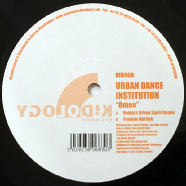Urban Dance Institution - Omen | Kidology Records (KID008) - main Urban Dance Institution - Omen | Kidology Records (KID008) - main