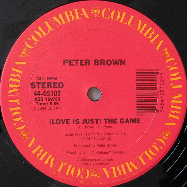 Peter Brown - (Love Is Just) The Game | Columbia (44-05102) - main Peter Brown - (Love Is Just) The Game | Columbia (44-05102) - main