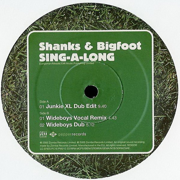 Shanks & Bigfoot - Sing-A-Long | Pepper Records (9230230) - 2 Shanks & Bigfoot - Sing-A-Long | Pepper Records (9230230) - 2