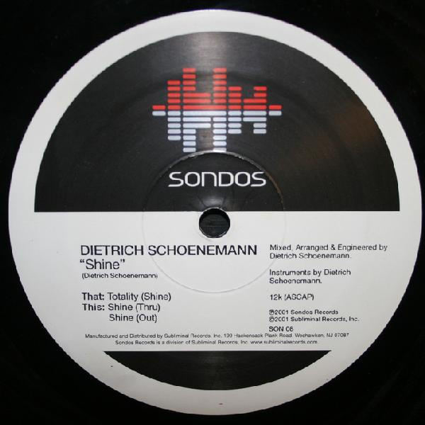 Dietrich Schoenemann - Totality & Shine | Sondos (SON 08) - 3