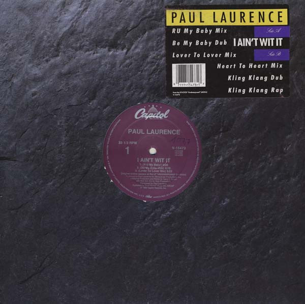 Paul Laurence - I Ain't Wit It | Capitol Records (V-15473)
