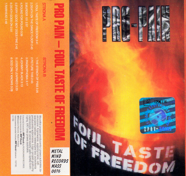 Pro-Pain - Foul Taste Of Freedom | Metal Mind Records (MASS 0076)