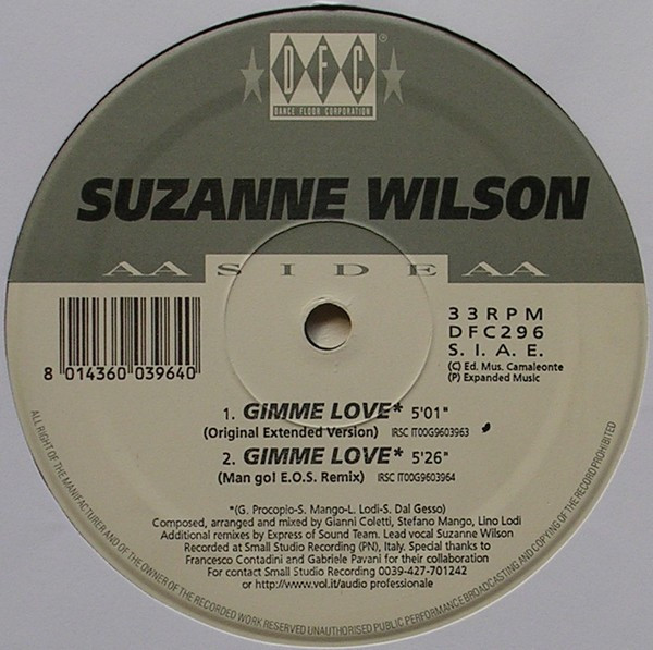 Suzanne Wilson - Gimme Love | DFC (DFC 296) - 4