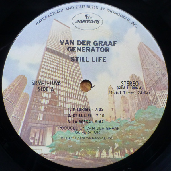Van Der Graaf Generator - Still Life | Mercury (SRM-1-1096) - 3