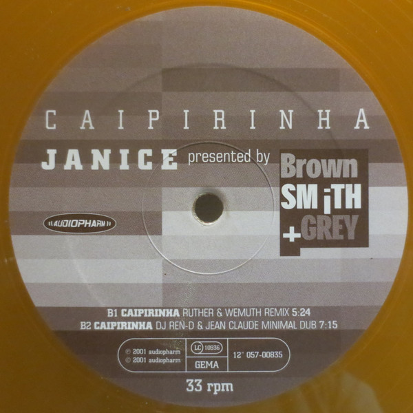 Janice Presented By Brown Smith & Grey - Caipirinha | Audiopharm (057-00835) - 4