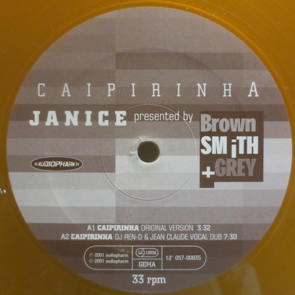 Janice Presented By Brown Smith & Grey - Caipirinha | Audiopharm (057-00835) - 3