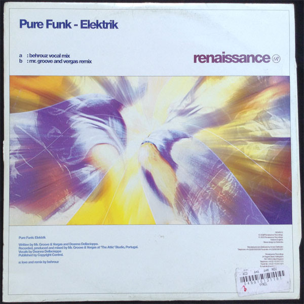 Pure Funk - Elektrik | Renaissance (RENR012) - main Pure Funk - Elektrik | Renaissance (RENR012) - main