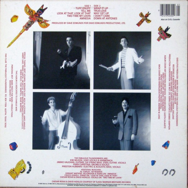The Fabulous Thunderbirds - Tuff Enuff | CBS Associated Records (FZ 40304) - 2 The Fabulous Thunderbirds - Tuff Enuff | CBS Associated Records (FZ 40304) - 2