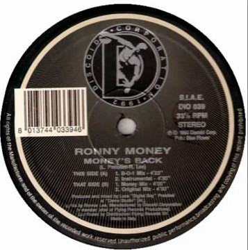 Ronny Money - Money's Back | Discoid Corporation (DIO 039) - 3