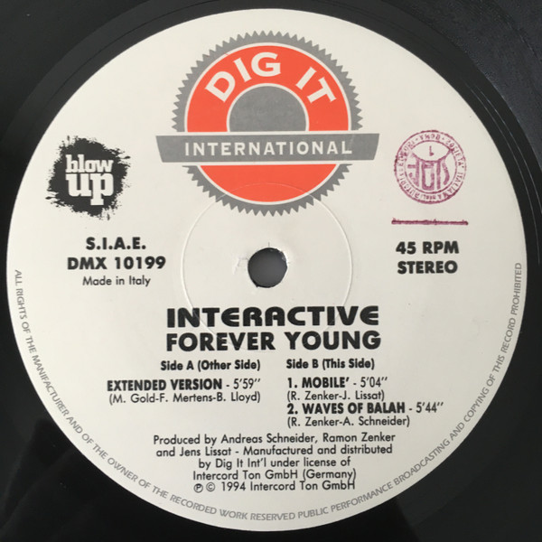 Interactive - Forever Young | Dig It International (DMX 10199)