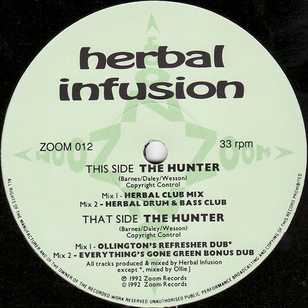 Herbal Infusion - The Hunter | Zoom Records (ZOOM 012) - 3 Herbal Infusion - The Hunter | Zoom Records (ZOOM 012) - 3