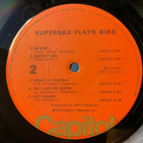 Supersax Plays Bird