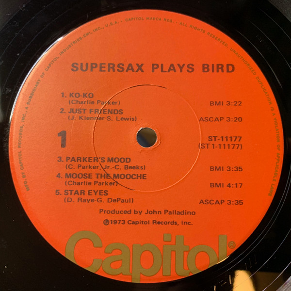 Supersax Plays Bird