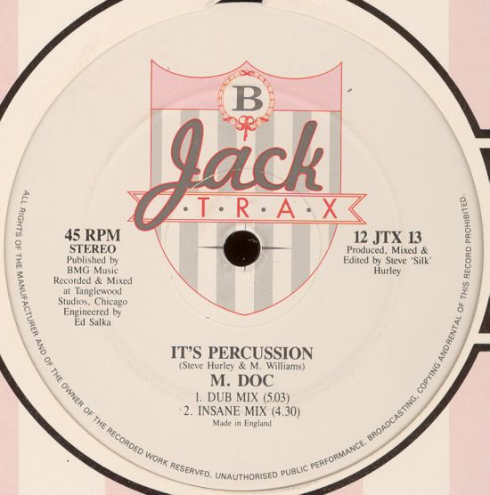 M. Doc - It's Percussion | Jack Trax (12 JTX 13) - 3
