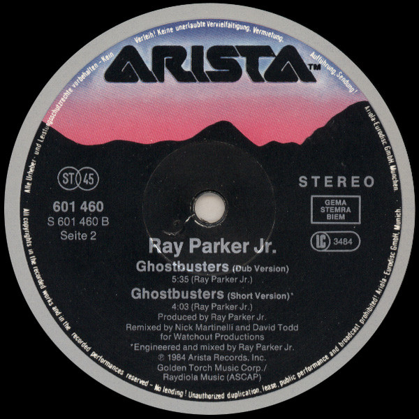 Ray Parker Jr. - Ghostbusters (Extended Version) | Arista (601 460) - 4