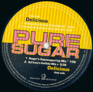 Pure Sugar - Delicious | Geffen Records (GEF12-22403) - 2 Pure Sugar - Delicious | Geffen Records (GEF12-22403) - 2