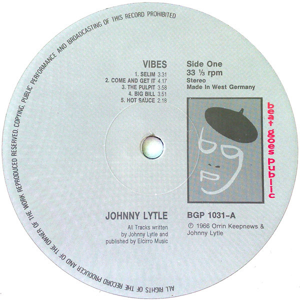 Johnny Lytle - Vibes | BGP Records (BGP 1031) - 3 Johnny Lytle - Vibes | BGP Records (BGP 1031) - 3