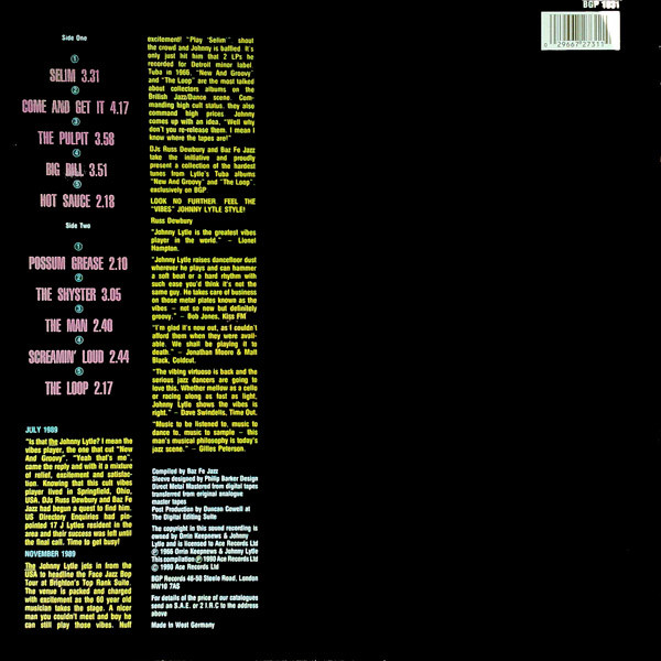 Johnny Lytle - Vibes | BGP Records (BGP 1031) - 2 Johnny Lytle - Vibes | BGP Records (BGP 1031) - 2