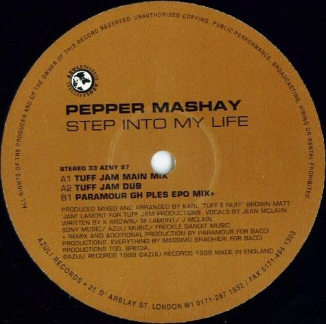 Pepper Mashay - Step Into My Life | Azuli Records (AZNY 097)
