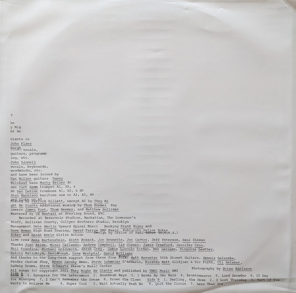 They Might Be Giants - Book | Idlewild Recordings (IDLE157LP) - 4 They Might Be Giants - Book | Idlewild Recordings (IDLE157LP) - 4