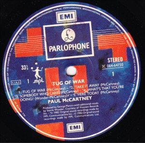 Paul McCartney - Tug Of War | Parlophone (3C 064-64750) - 3 Paul McCartney - Tug Of War | Parlophone (3C 064-64750) - 3
