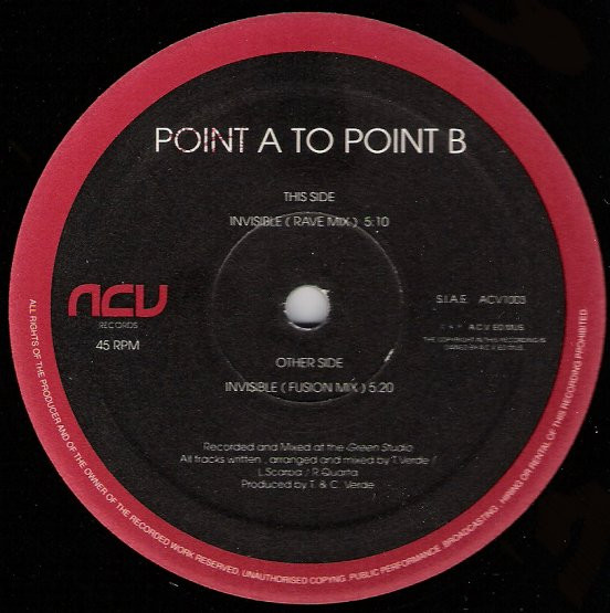 Point A To Point B - Invisible | ACV (ACV1003) - main