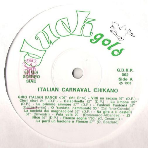 Chikano - Italian Carnaval | Duck Gold (G.D.K.P. 002) - 3