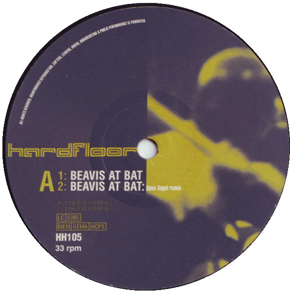 Hardfloor - Beavis At Bat | Harthouse (HH105) - 3