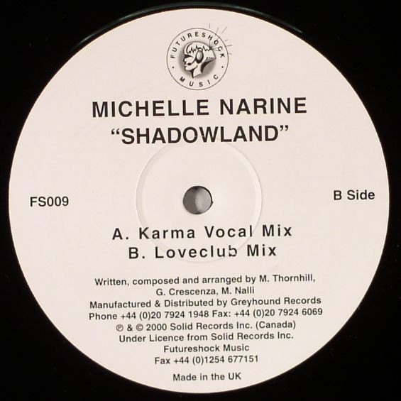 Michelle Narine - Shadowland | Futureshock Music (FS 009) - main