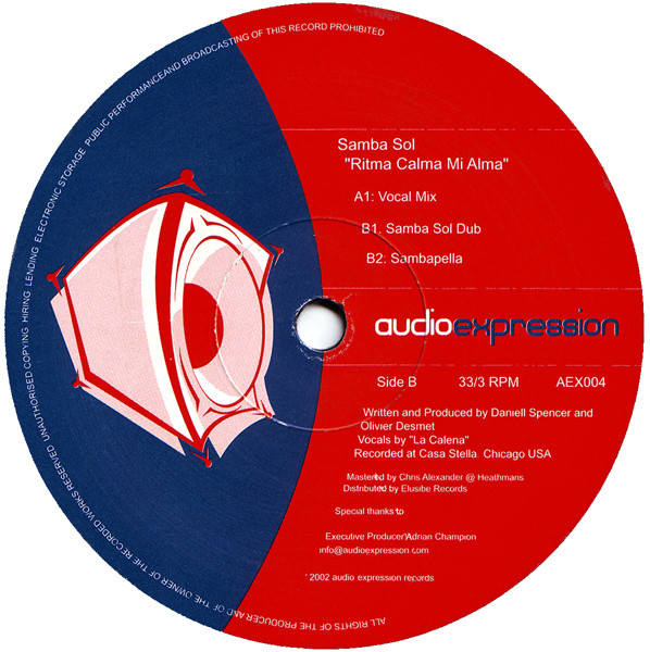 Samba Sol - Ritma Calma Mi Alma | Audio Expression (AEX004) - main Samba Sol - Ritma Calma Mi Alma | Audio Expression (AEX004) - main