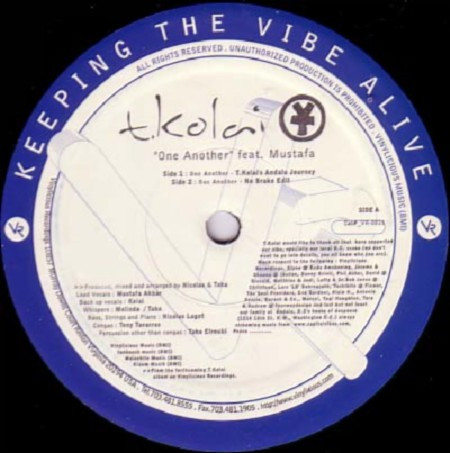 T.Kolai Feat. Mustafa - One Another | Vinylicious Recordings (VR-0011)