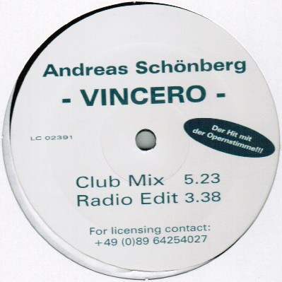 Andreas Schönberg - Vincero | Not On Label (none)