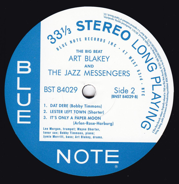 Art Blakey & The Jazz Messengers - The Big Beat LP | Blue Note (3817611) - 4 Art Blakey & The Jazz Messengers - The Big Beat LP | Blue Note (3817611) - 4