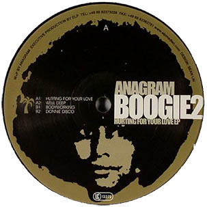 Anagram - Hurting For Your Love EP | Boogie (boogie 002) - main