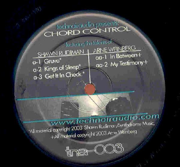 Shawn Rudiman / Arne Weinberg - Chord Control | Technoir Audio (TNA-003) - main